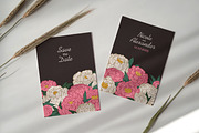 Floral wedding card backgrounds set, a Decorative Illustration by Good Studio (Thumbnail 8 of 10)