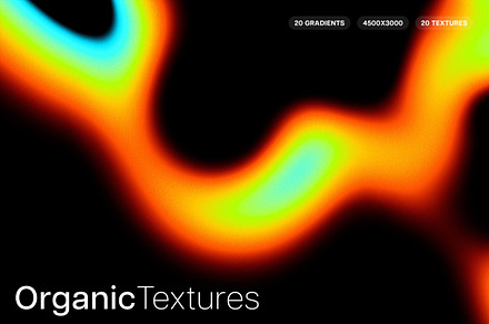 Organic Textures & Gradients, a Texture Graphic by pixelbuddha.net