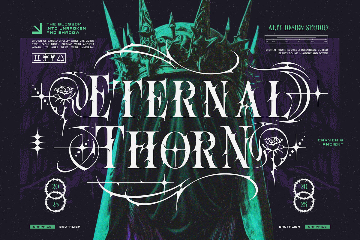 Rose Torture Typeface, a Serif Font by alit design (Photo 17 of 20)
