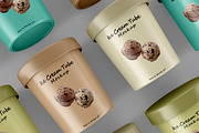 Ice cream tube Packaging Mockup set, a Cups & Container Mockup by Mockups Girl (Thumbnail 5 of 5)
