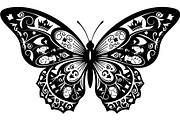 Elegant Butterfly Silhouette, an Object Graphic by Designer_Momina (Thumbnail 15 of 20)