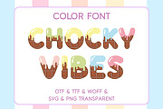 Chocky Vibes - Color Font, a Sans Serif Font by Adalin Shop (Thumbnail 1 of 3)