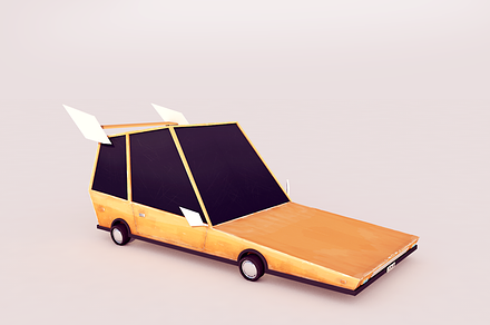 Cartoon Car, a Cars & Vehicle 3D Model by Anton Moek