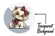 Cute Cat Clipart Bundle, an Illustration by Pixels.Craft (Thumbnail 2 of 6)