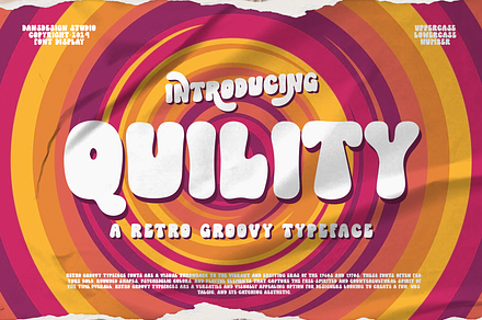 Qulity Bubble Groovy Graffiti Y2K Fo, a Symbol Font by dansdesign