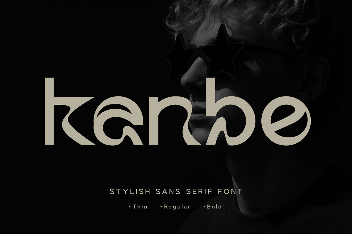 Kanbe - Stylish Sans Serif Font, a Font by Sealoung (Photo 1 of 10)