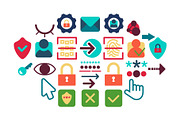 Login and security - 30 icons, a Solid Icon by barsrsind (Thumbnail 1 of 3)