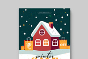Winter Sale Flyer, a Flyer Template by MightyDesign (Thumbnail 2 of 8)