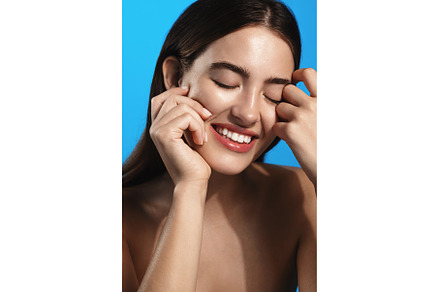 Vertical shot of smiling tender girl, a Beauty & Fashion Photo by ringsaroundme