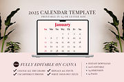 2025 CALENDAR CANVA TEMPLATE, a Stationery Template by The Little Lily Studio (Thumbnail 5 of 5)