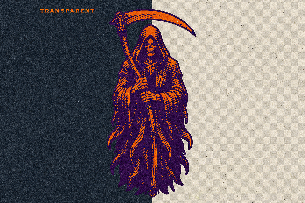 Grim Reaper Halloween Collection, an Object Illustration by Kaizla03 (Photo 3 of 5)