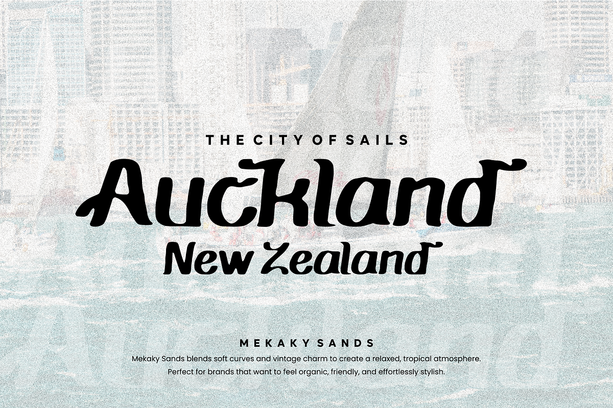 Mekaky Sands – Coastal Retro Serif, a Serif Font by restuartdesign (Photo 3 of 7)