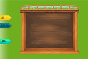 Game wooden shelf windows set, a Templates & Theme by julia_musdotter (Thumbnail 5 of 9)