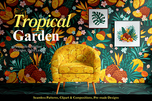 Tropical Garden PSD Patterns