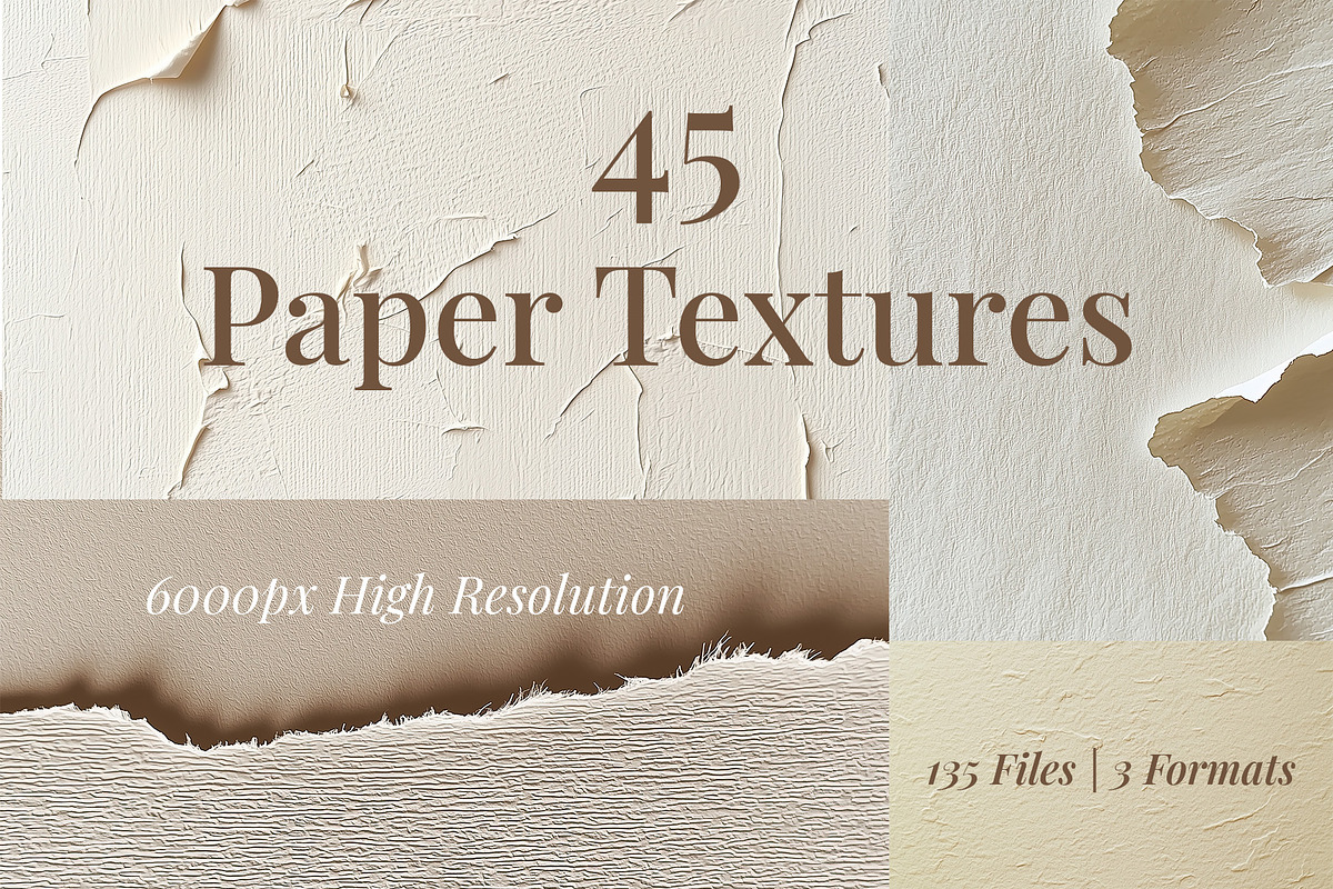 Beige Paper Textures – 45 Background, a Texture Illustration by Nadia Semyroz (Photo 1 of 7)