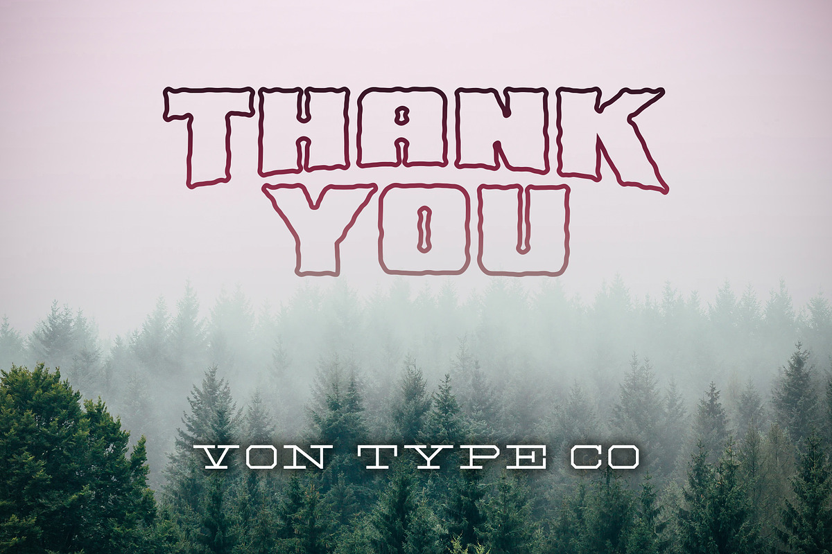 Oil Slick Font + Bonus Elements, a Font by Von Type Co (Photo 8 of 8)