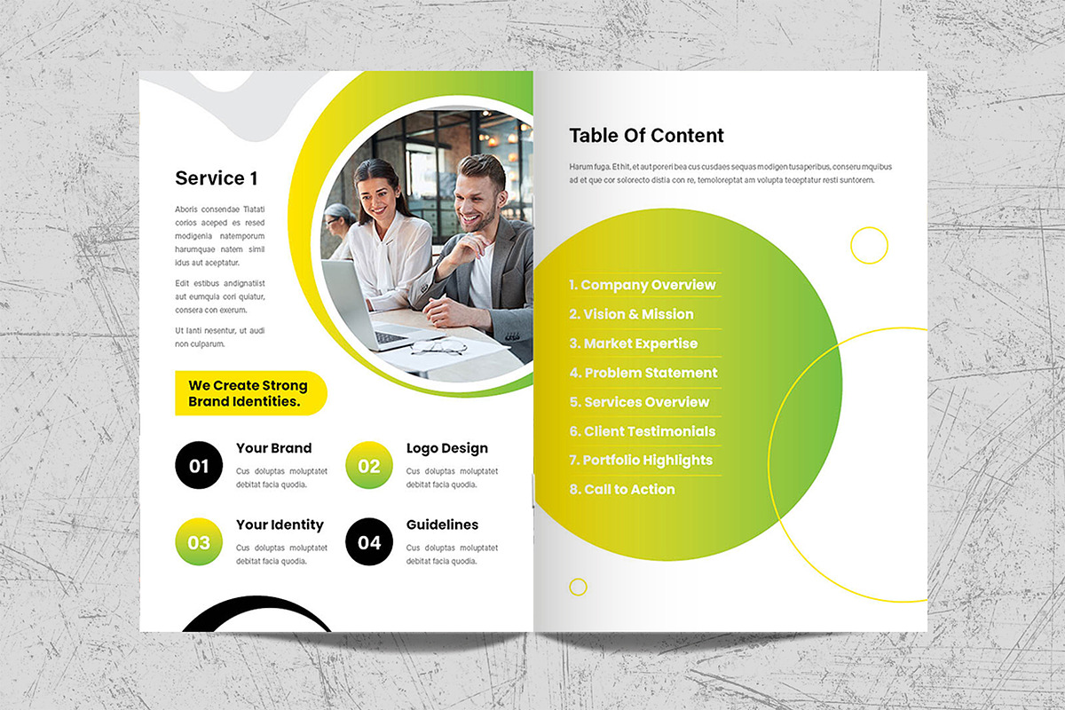 Sales Kit Template, a Brochure Template by White Graphic (Photo 2 of 11)