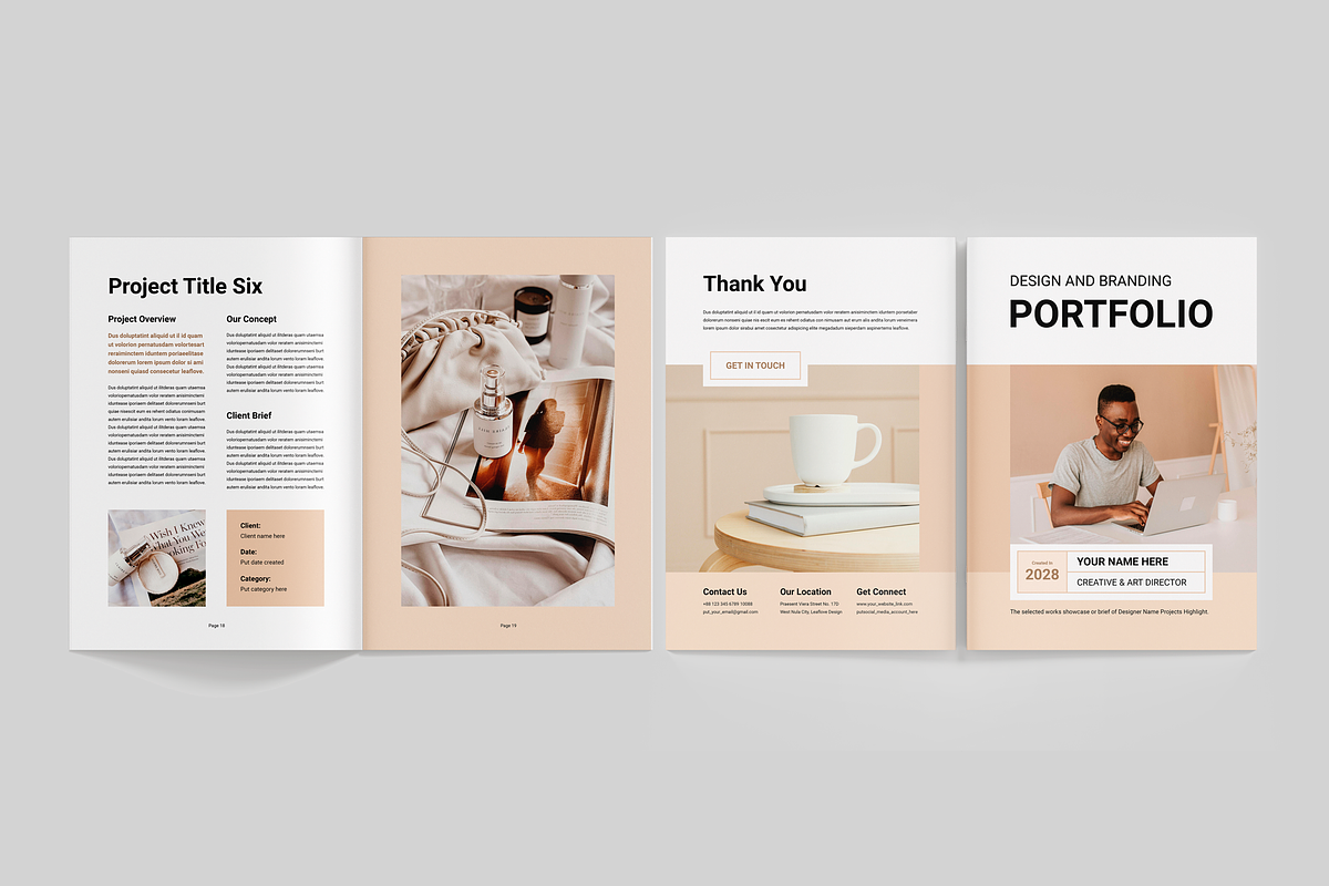 Portfolio Template, a Brochure Template by Leaflove (Photo 6 of 7)