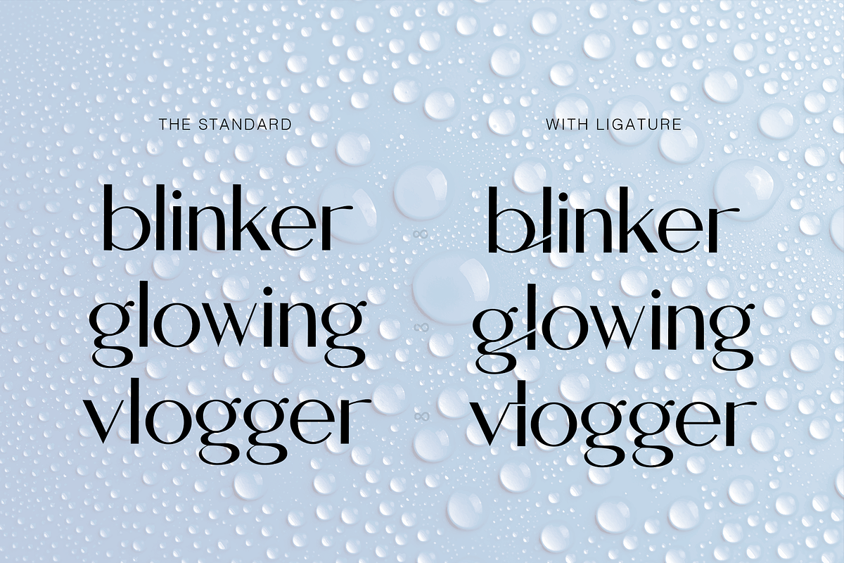 Glacta - Slashy Modern Sans Display, a Sans Serif Font by Cloverons (Photo 2 of 14)