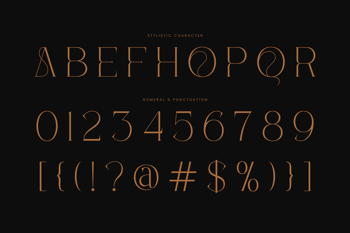 Ozean | Luxury Serif Font, a Serif Font by Mahesans Co (Photo 9 of 10)