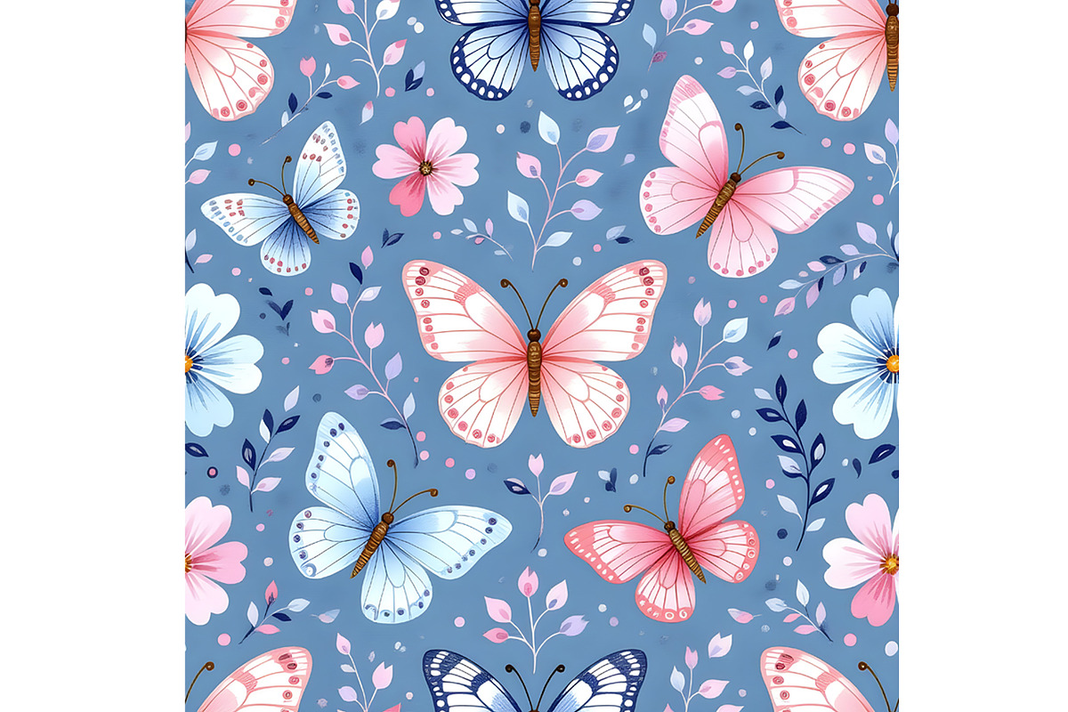 Baby Butterfly Background, an Animal Illustration by Sharon Schwalbe (Photo 6 of 6)