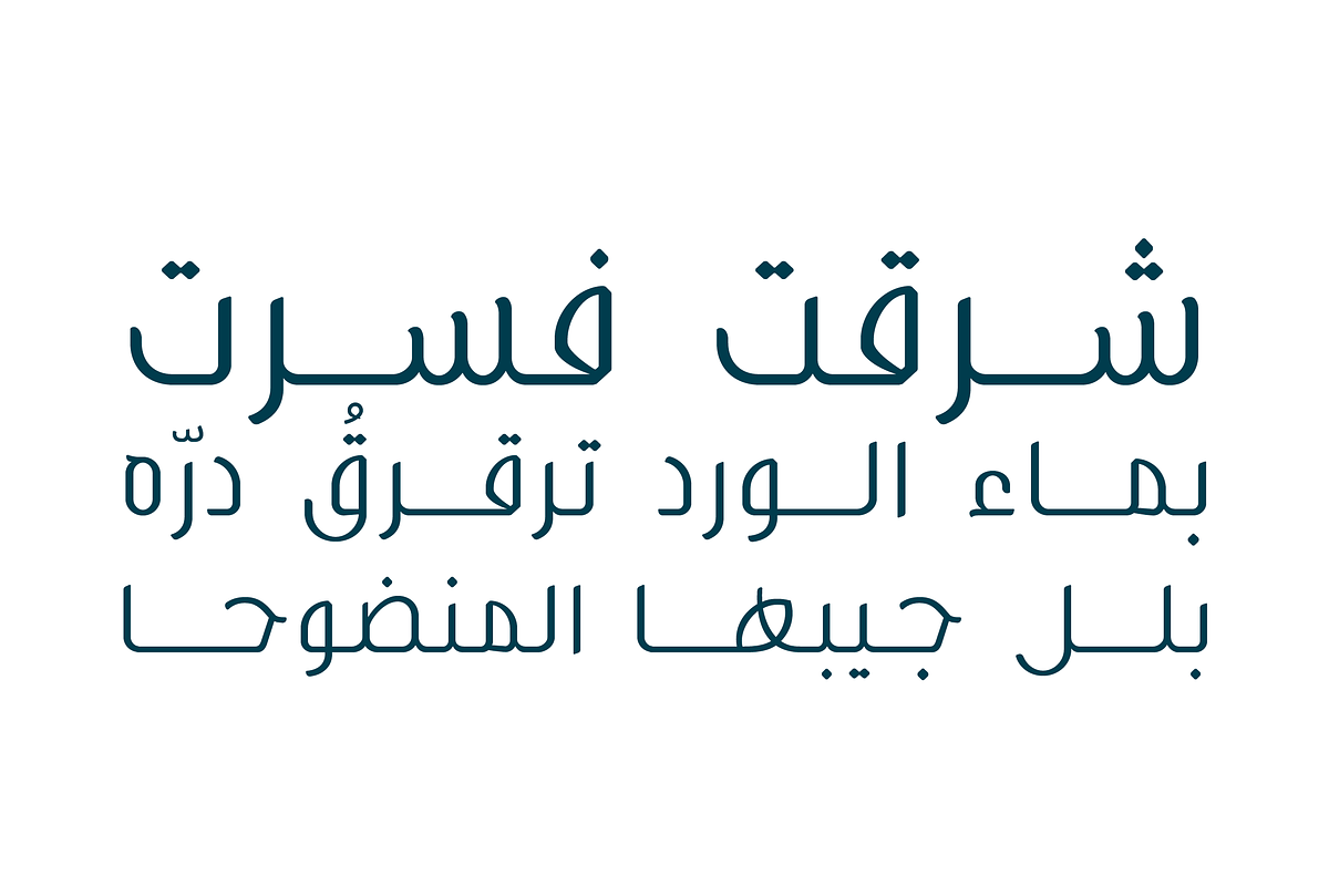 Bareeq - Arabic Font | خط بريق preview 4