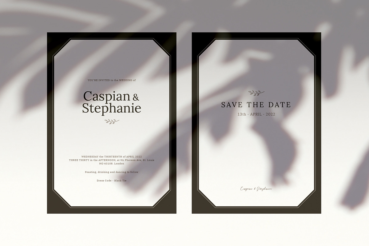 Wedding Invitation Template, an Invitation Template by My design tools (Photo 2 of 4)