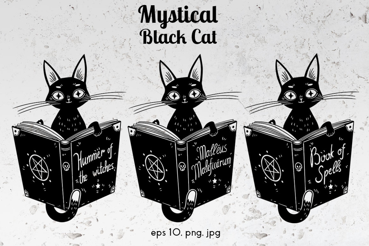 Mystical Black Cat, an Object Graphic by Anastasia (Photo 3 of 15)