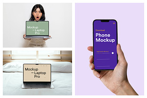 Electronic Device Mockups Vol.02