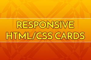 Responsive Linear Cards HTML/CSS