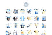 30 Cleaning Icon Sets, an Outline Icon by VINZENCE STUDIO (Thumbnail 3 of 4)