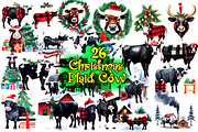 Christmas Plaid Cow, an Illustration by Wow Magic (Thumbnail 1 of 4)
