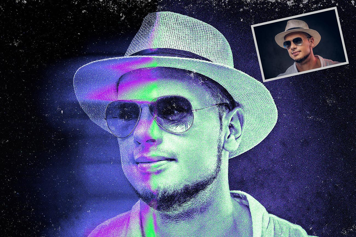 Acid Effect Photoshop Action, an Action Add-On by Studio Retouch (Photo 2 of 11)