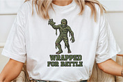 Camo Mummy Halloween Sublimation, an Illustration by DreamCafeArt (Thumbnail 3 of 6)