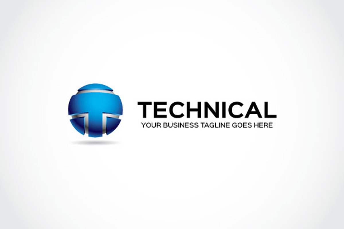 Technical Logo Template, a Branding & Logo Template by The Branding Fusion