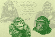 330 ZOO Animals vector illustrations, an Animal Illustration by Nocturnal Wolf (Thumbnail 2 of 18)