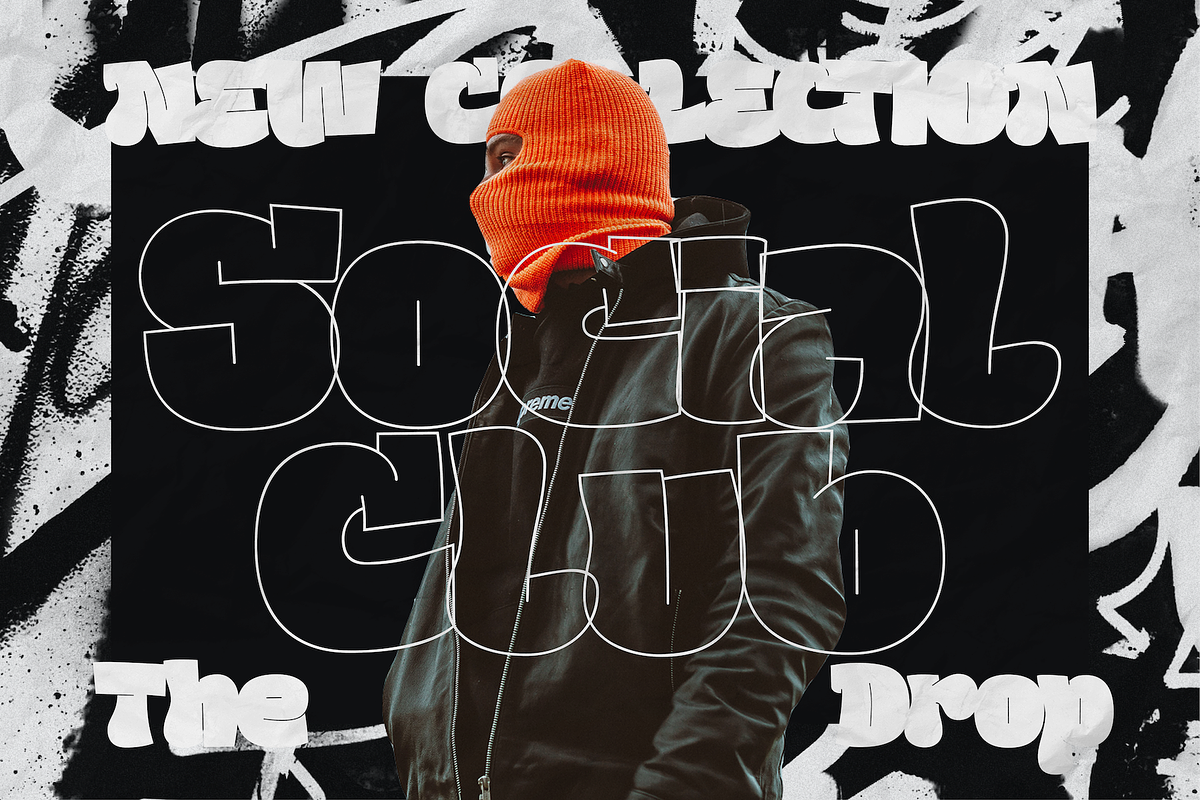 Ballin - Throwie Style Graffiti Font, a Handwritten Font by Surplus Type Co (Photo 7 of 9)