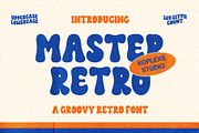 Master Retro Font, a Handwritten Font by Koplexs Studio (Thumbnail 1 of 10)