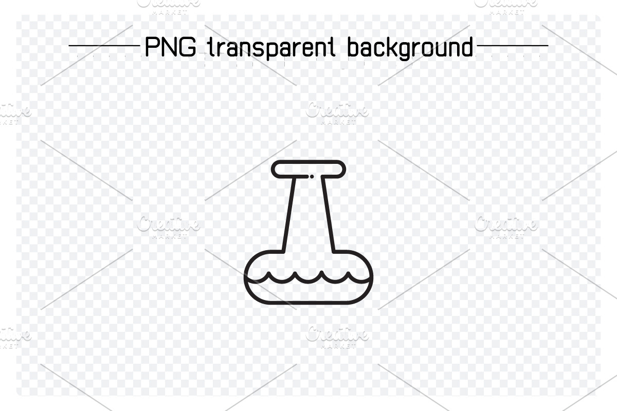 Science and Lab Tube and Flask Icons, an Outline Icon by Designfour (Photo 3 of 7)