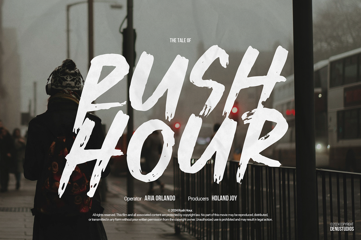 Higher Peace | Rough Brush Duo Font, a Font by Denustudios (Photo 4 of 13)