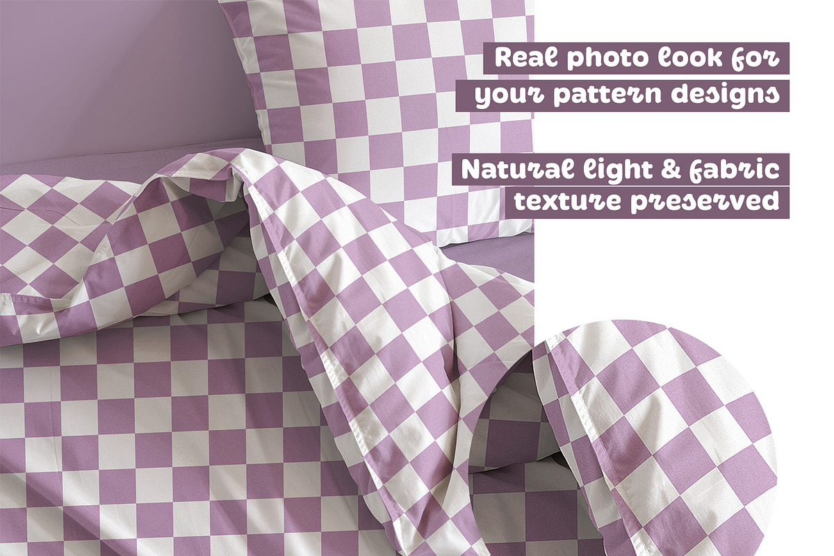 Realistic Cotton Bedding Mockup 2, a Household Mockup by Brzozowska (Photo 4 of 4)