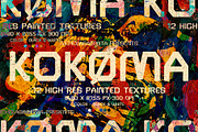 Kokoma: 12 High Res Painted Textures, a Pattern Graphic by nicholasasmita (Thumbnail 1 of 10)