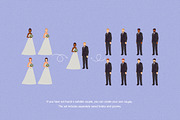 Wedding people bride and groom, an Object Graphic by CreativeByLu (Thumbnail 6 of 7)