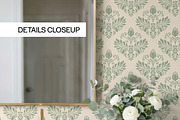 Bathroom Wallpaper Mockup PSD, a Household Mockup by 1001 mockups (Thumbnail 4 of 12)