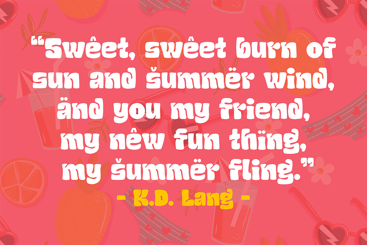 Chubby and Groovy - Retro Font, a Sans Serif Font by tokokoo (Photo 8 of 11)