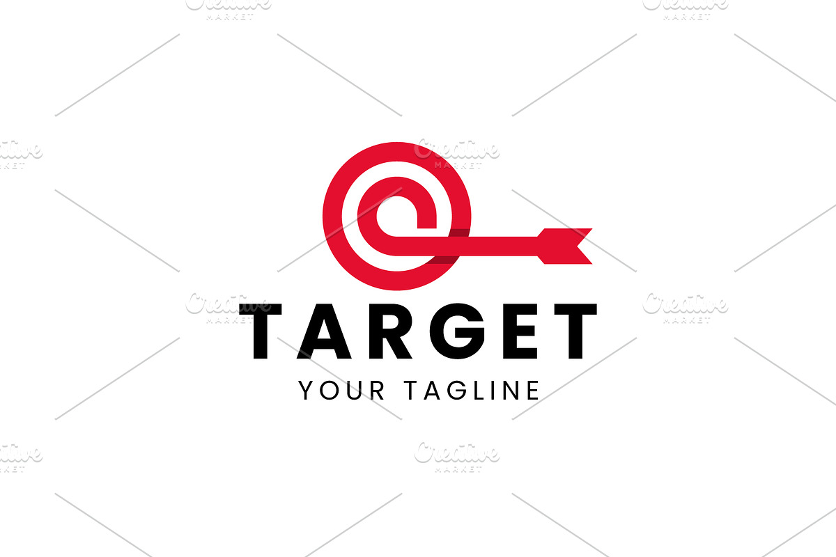 Target logo icon illustration, a Branding & Logo Template by Dyn Studio