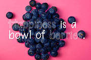 Berrylicious, a Sans Serif Font by theinkaffair (Thumbnail 5 of 9)