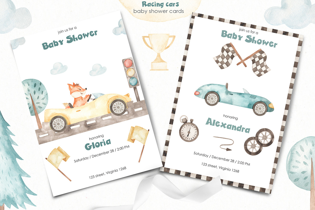Transport bundle partIII watercolor, a Decorative Illustration by Marina Ermakova (Photo 26 of 29)