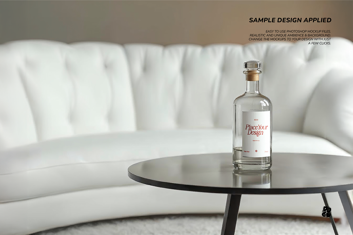 Glass Bottle Mockup Set - Vol. 2, a Packaging Mockup by DOBE Studio (Photo 8 of 11)