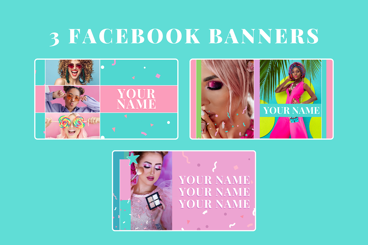 Colorful Social Media Templates, a Social Media Template by SunshineStudioBoutique (Photo 4 of 9)